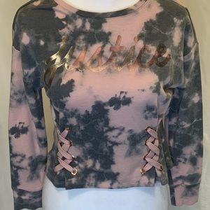Justice Active Wear Lace Up Pullover